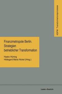 bokomslag Finanzmetropole Berlin Strategien Betrieblicher Transformation