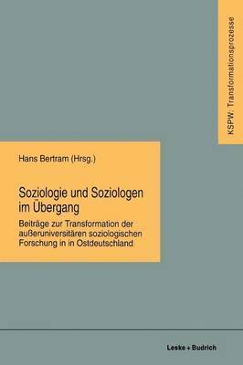 Soziologie und Soziologen im bergang 1