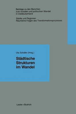 bokomslag Stdtische Strukturen im Wandel