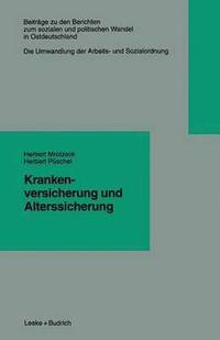 bokomslag Krankenversicherung und Alterssicherung