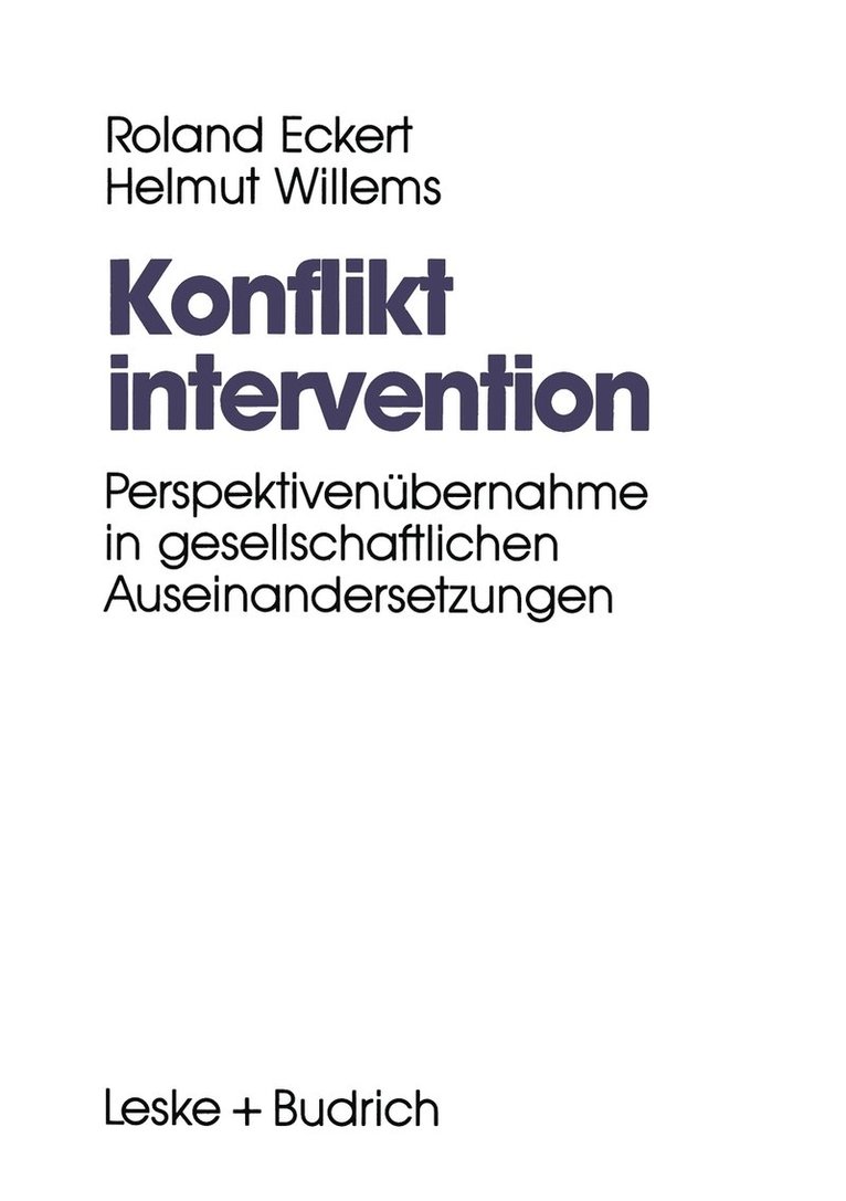 Konfliktintervention 1