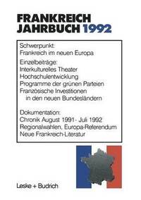 bokomslag Frankreich-Jahrbuch 1992