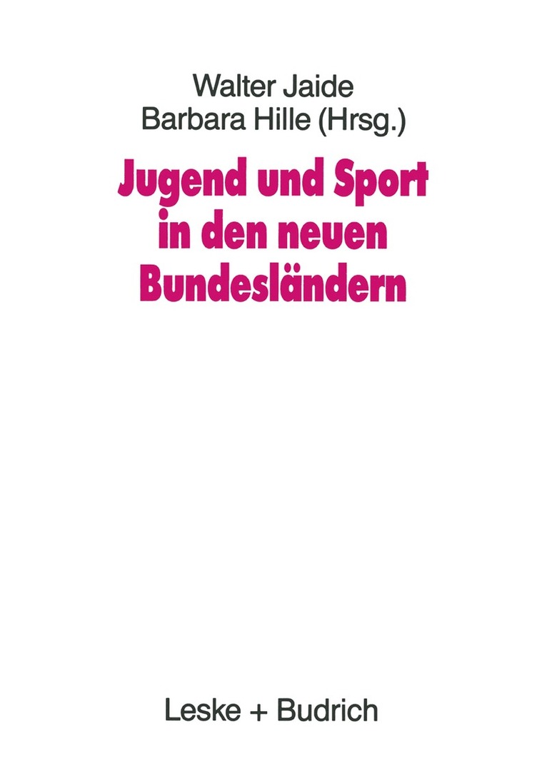 Walter Jaide - Jugend und Sport in den neuen Bundesländern, Häftad