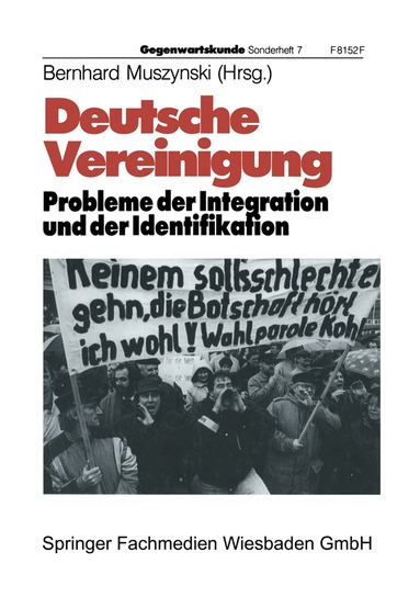 Bernhard Muszynski - Deutsche Vereinigung Probleme der Integration und der Identifikation, Häftad