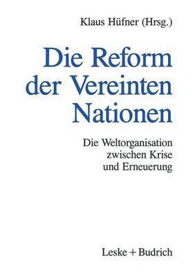 bokomslag Die Reform der Vereinten Nationen