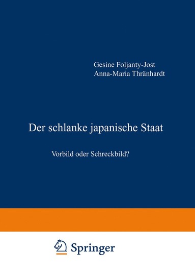 bokomslag Der schlanke japanische Staat