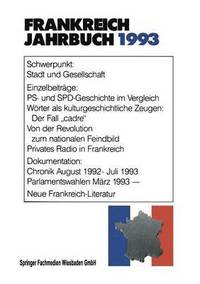 bokomslag Frankreich-Jahrbuch 1993