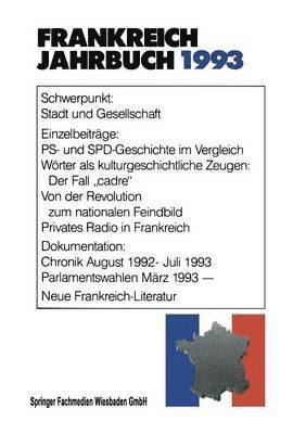 bokomslag Frankreich-Jahrbuch 1993