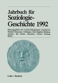 bokomslag Jahrbuch fr Soziologiegeschichte 1992