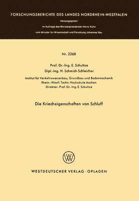 bokomslag Die Kriecheigenschaften von Schluff