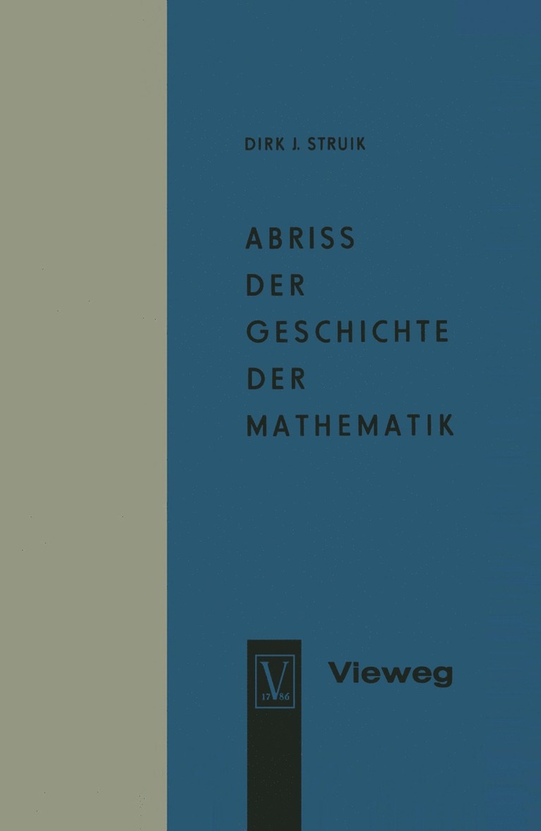 Dirk Jan Struik, Dirk J. Struik - Abriss der Geschichte der Mathematik, Häftad