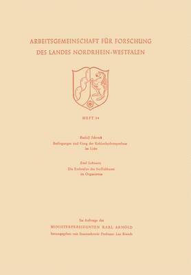 Bedingungen und Gang der Kohlenhydratsynthese im Licht / Die Endstufen des Stoffabbaues im Organismus 1