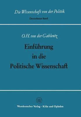 Einführung in die Politische Wissenschaft