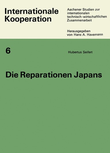 bokomslag Die Reparationen Japans