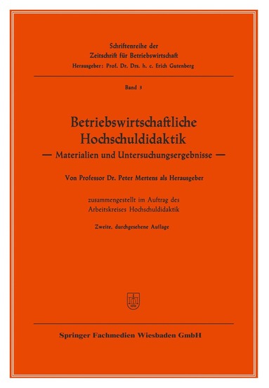 bokomslag Betriebswirtschaftliche Hochschuldidaktik