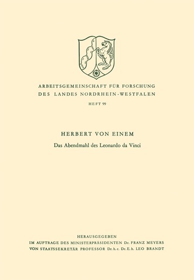 Herbert von Einem - Das Abendmahl des Leonardo da Vinci, Häftad