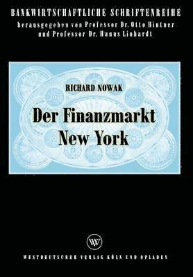 Der Finanzmarkt New York 1