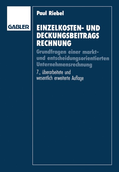 bokomslag Einzelkosten- und Deckungsbeitragsrechnung