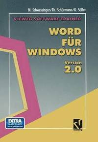 bokomslag Vieweg Software-Trainer Word fr Windows 2.0