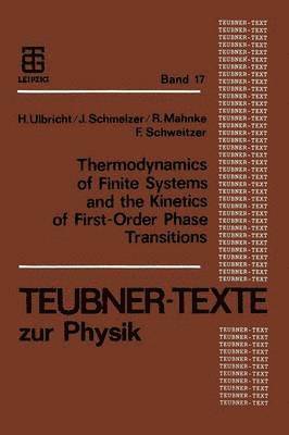 Thermodynamics of Finite Systems and the Kinetics of First-Order Phase Transitions 1