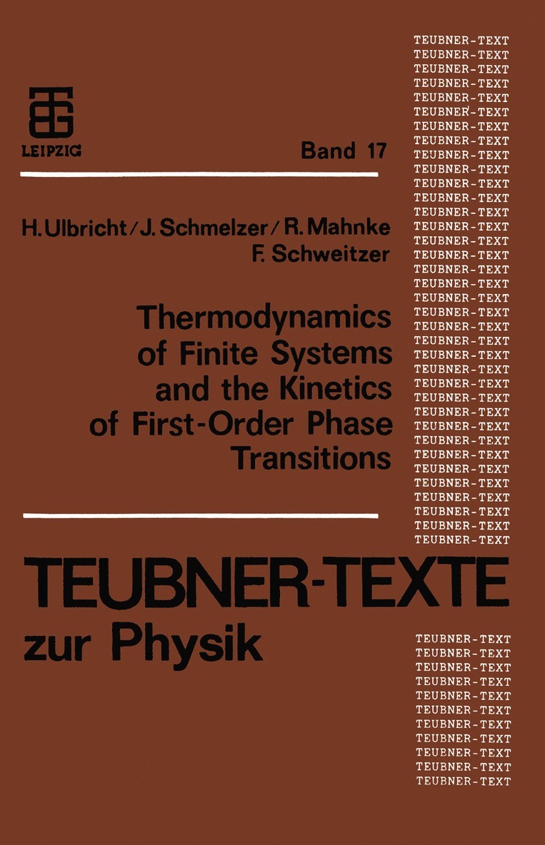 Thermodynamics of Finite Systems and the Kinetics of First-Order Phase Transitions 1