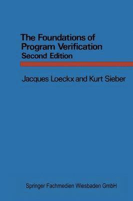 bokomslag The Foundations of Program Verification