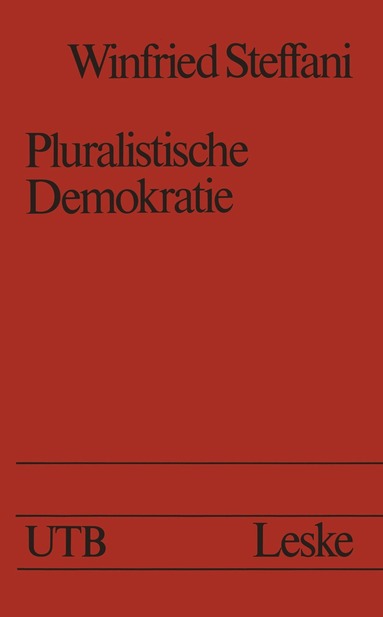 W. Steffani - Pluralistische Demokratie, Häftad
