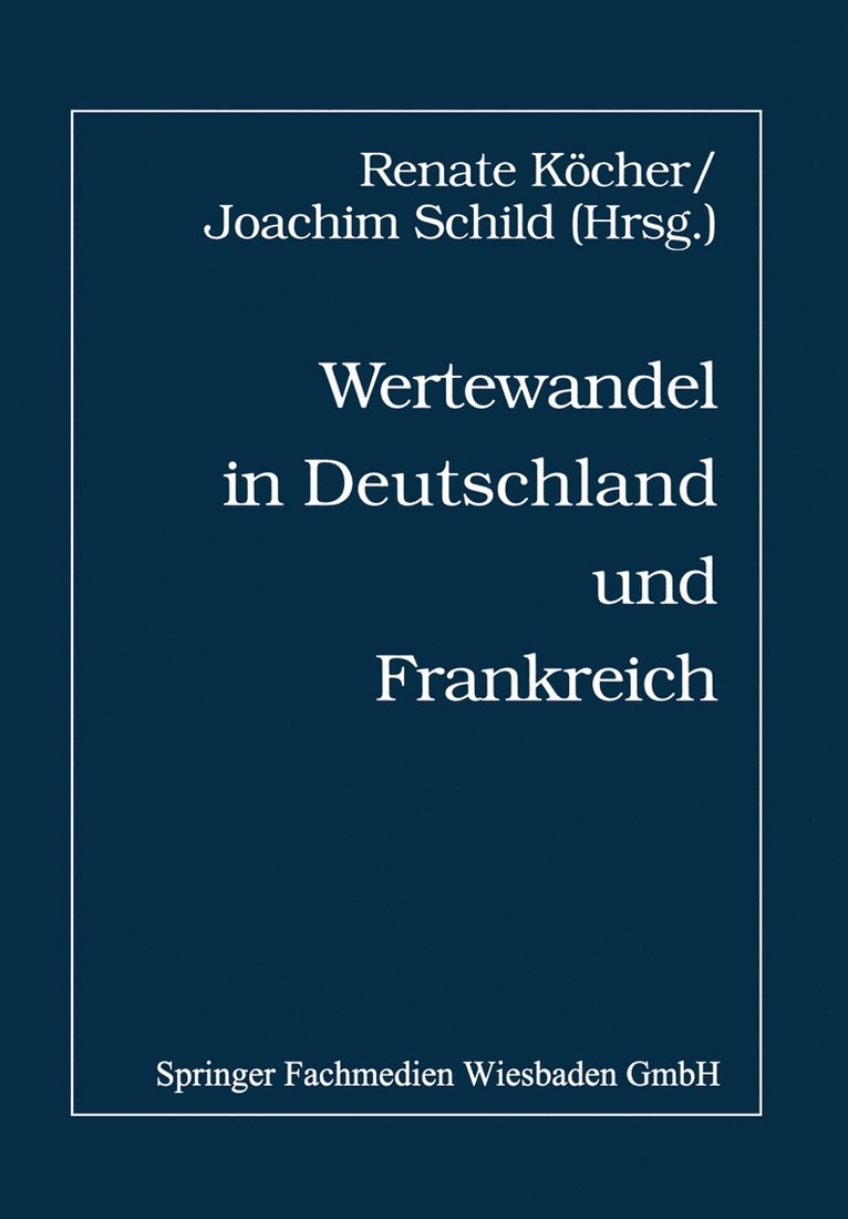 Wertewandel in Deutschland und Frankreich 1