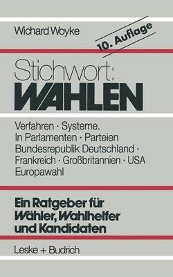 bokomslag Stichwort: Wahlen