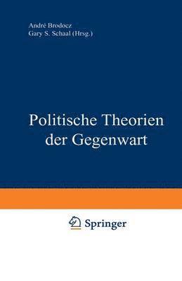 bokomslag Politische Theorien der Gegenwart