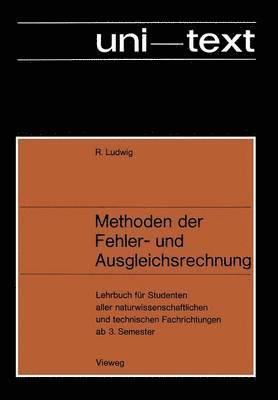 bokomslag Methoden der Fehler- und Ausgleichsrechnung