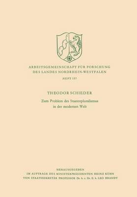 Zum Problem des Staatenpluralismus in der modernen Welt 1