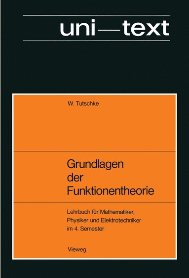 bokomslag Grundlagen der Funktionentheorie