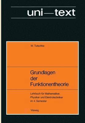 Grundlagen der Funktionentheorie 1