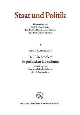 Das Eliteproblem im politischen Liberalismus