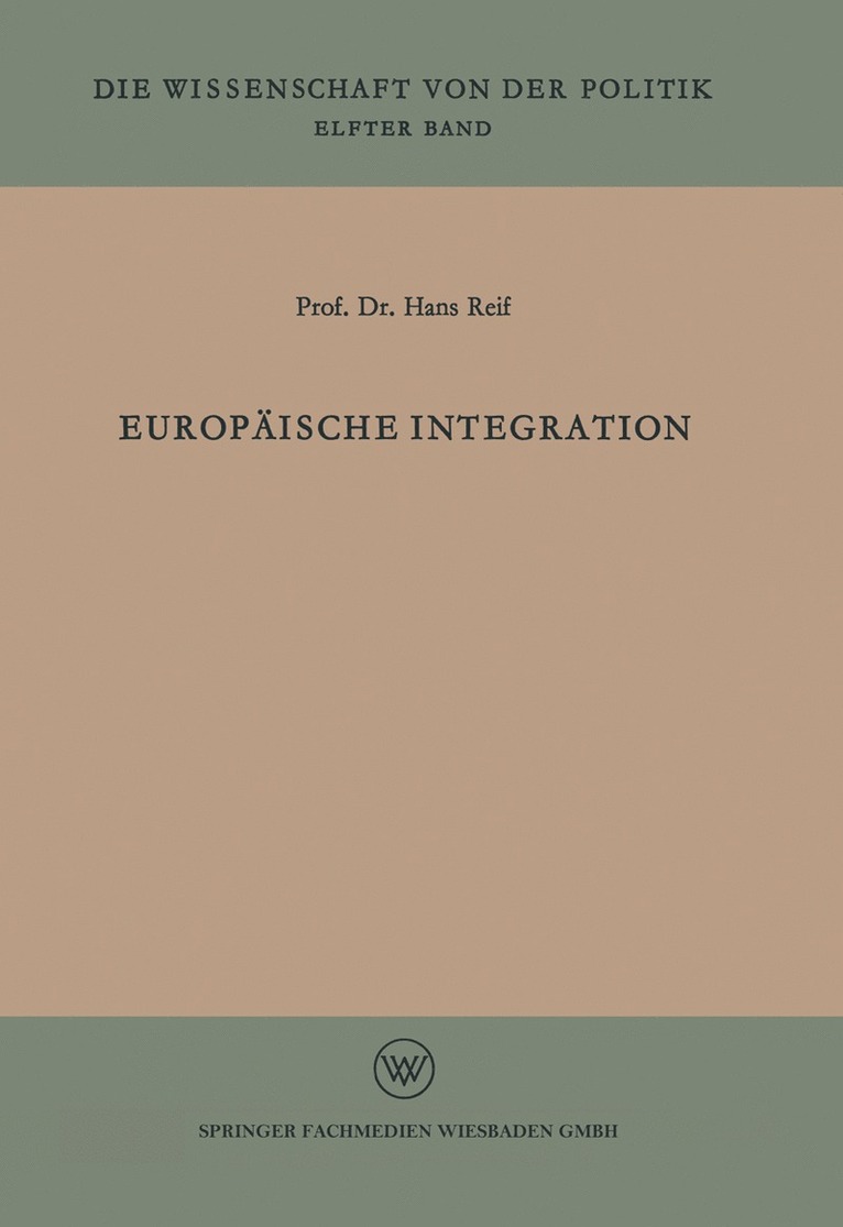 Europische Integration 1