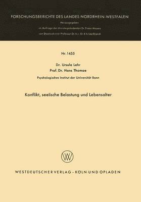 Konflikt, seelische Belastung und Lebensalter 1