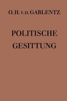 bokomslag Politische Gesittung