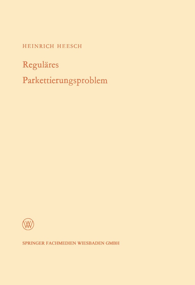 Regulres Parkettierungsproblem 1