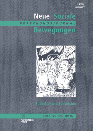 Ansgar Klein, Jupp Legrand, Thomas Leif - Subkultur und Subversion, Häftad
