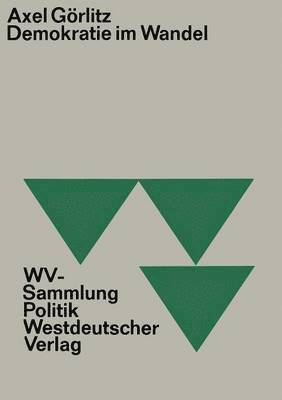 Axel Görlitz - Demokratie im Wandel, Häftad