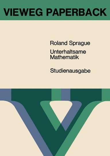 bokomslag Unterhaltsame Mathematik