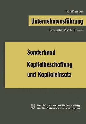 Kapitalbeschaffung und Kapitaleinsatz 1