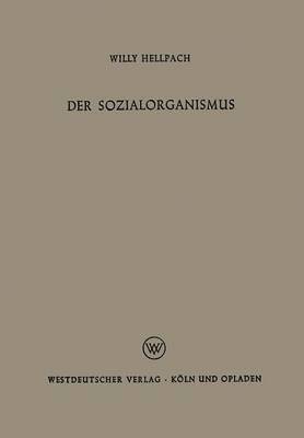 bokomslag Der Sozialorganismus