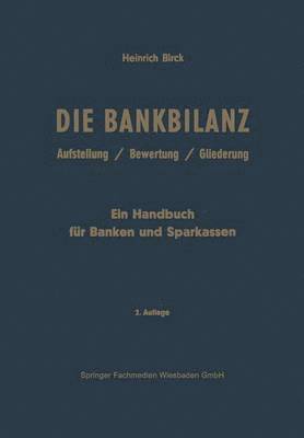 Die Bankbilanz 1