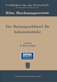 bokomslag Der Buchungsschlssel fr Industriebetriebe