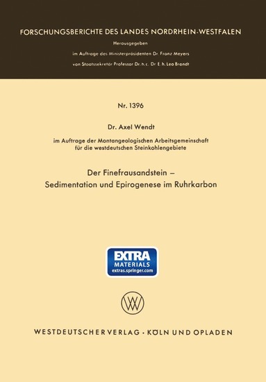 bokomslag Der Finefrausandstein - Sedimentation und Epirogenese im Ruhrkarbon