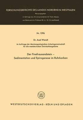 Der Finefrausandstein — Sedimentation und Epirogenese im Ruhrkarbon