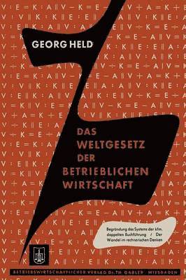 bokomslag Das Weltgesetz der Betrieblichen Wirtschaft