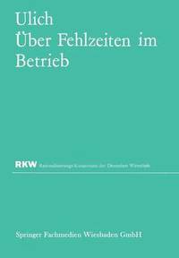 bokomslag ber Fehlzeiten im Betrieb